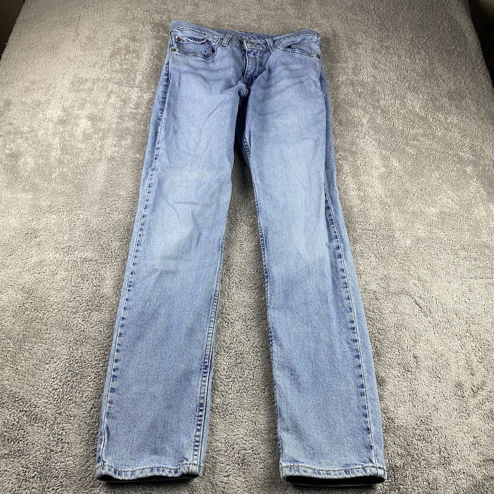 Levis 511 Slim Fit Jeans‎ Mens 29x32 Blue Medium Wash Mid Rise